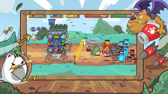 CatnRobot Idle TD: Battle Cat Screenshot