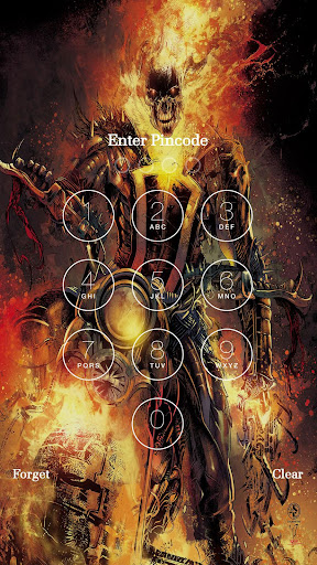 Skull Lock Screen - Pin Lock Screen 3