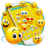 Happy Emoji launcher Theme icon