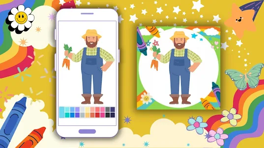 Coloring Book: Farmer Offline