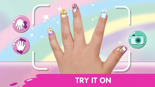 HELLO KITTY NAIL SALON jogo online gratuito em