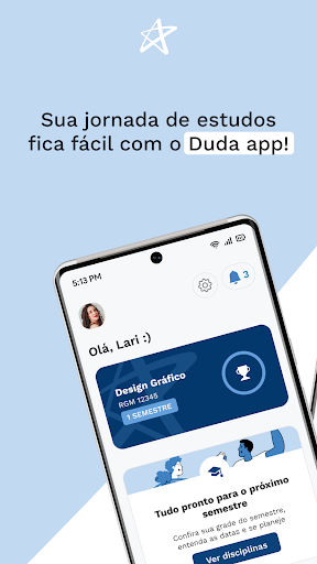 Android application Duda: aplicativo do estudante screenshort