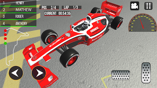 Android application Formula Race Car Racing Game screenshort