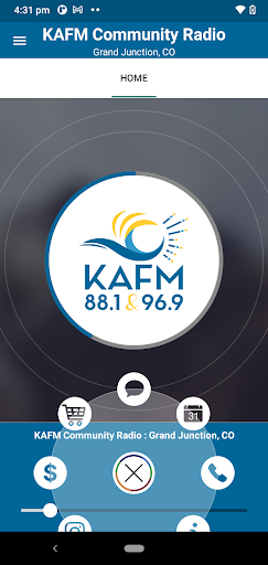 KAFM Community Radio Screen 2