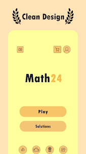 Math 24 - 24 Game & 24 Solver