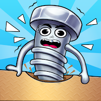 screw puzzle pin: nuts & bolts