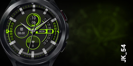 Android application JK_54 Analog [Watch Face] screenshort