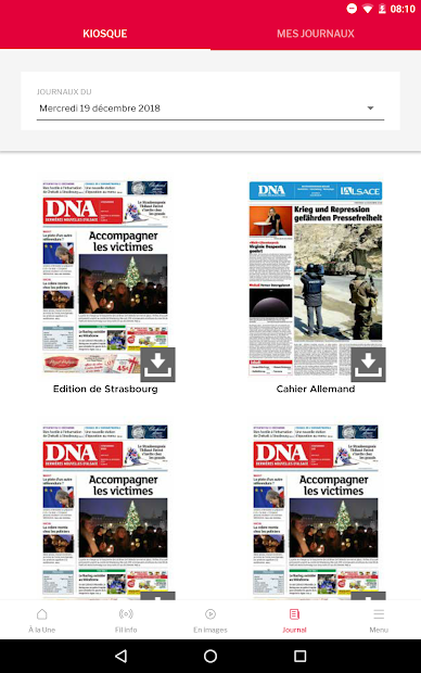 Captura de Pantalla 12 Dernières Nouvelles d'Alsace android