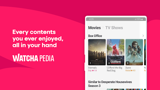 WATCHA PEDIA -Movie & TV guide For PC installation