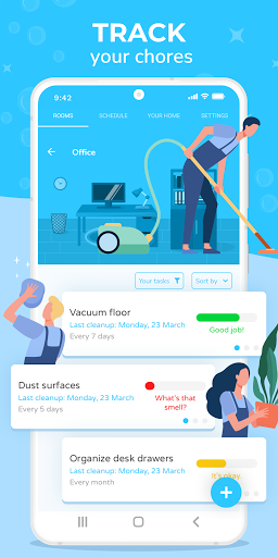 Sweepy: Home Cleaning Schedule  screenshots 1
