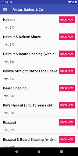 Virtus Barber & Co Screen 2
