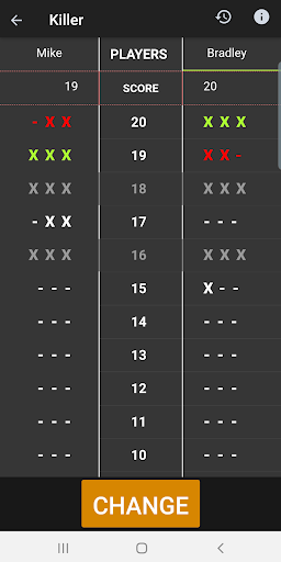 My Dart Chart Screen 3