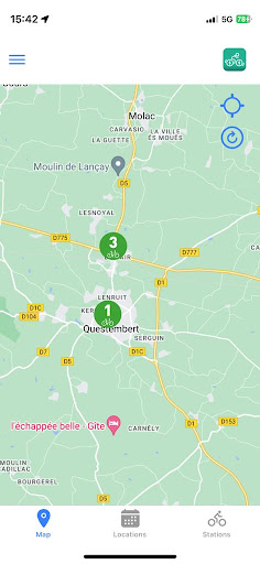 Android application eBikePro Pays de Brie screenshort