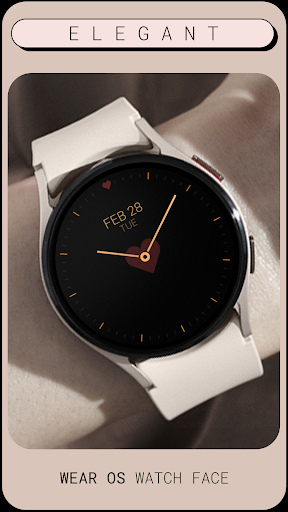Love Heart minimal watch face screenshot 5