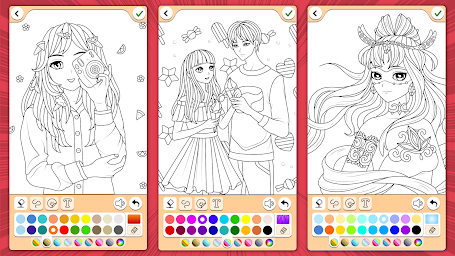 Manga Coloring Book