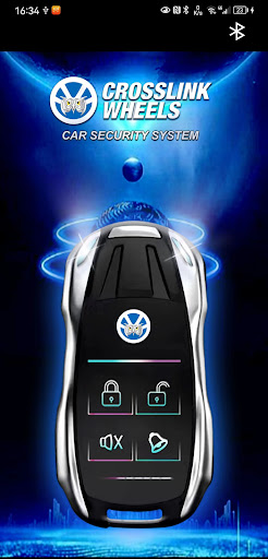 Android application Crosslink Wheels BT Alarm screenshort