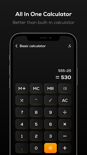 Android application Scientific Calculator Plus screenshort
