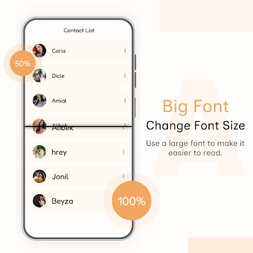 Big Font  Change Font Size