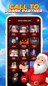 Santa Claus Prank Video Call
