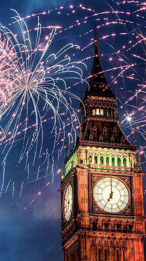 Fireworks New Year London Live Screen 2
