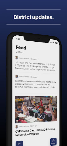 Mill A School District Screen 2