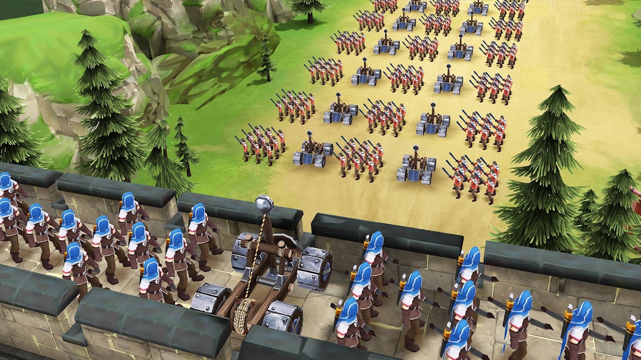 Kingdom Clash - War army games Mod APK screenshot 20 - Android mod game interface