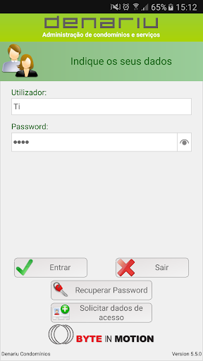 Android application Denariu Gestão de condomínios screenshort