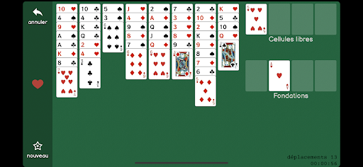 FreeCell Patience cards game