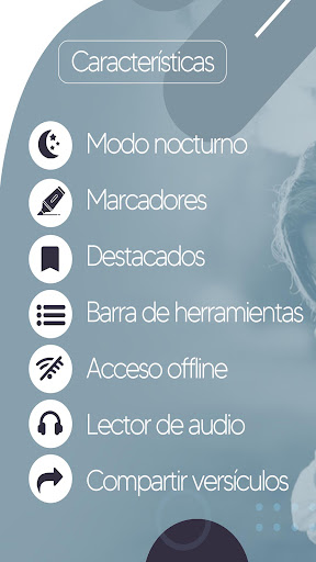 Android application La Sagrada Biblia Reina Valera screenshort