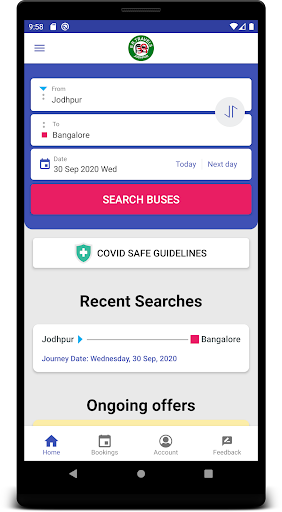 B.R Travels Screen 2