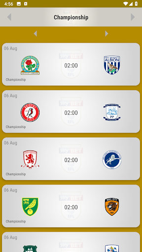 Watford FC Fan App Screen 3