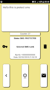 Protect SMS Pro -Lock and Send Captura de tela
