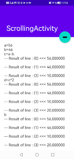 Android application Sci-prog Calculator screenshort