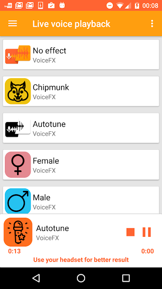 VoiceFX - Voice Changer with v banner