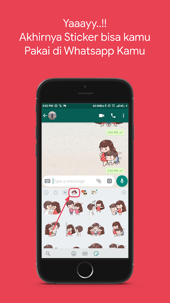 Ergreifen 7 WAStickerApps - Cute Couple Sticker Pack android