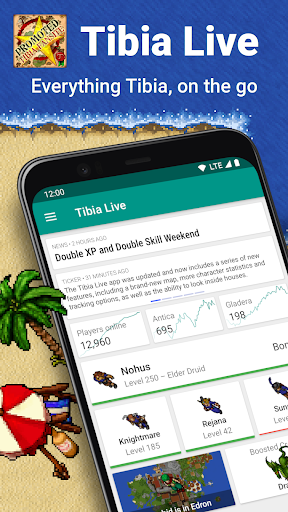 Android application Tibia Live - Promoted Fansite screenshort