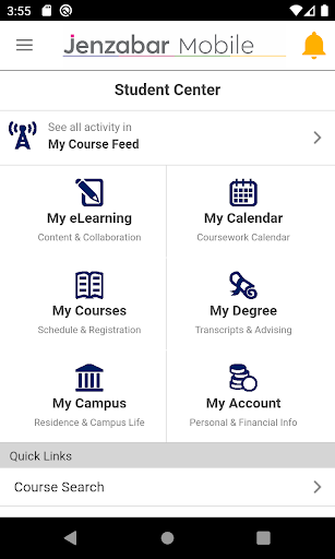 Jenzabar Mobile Screen 3