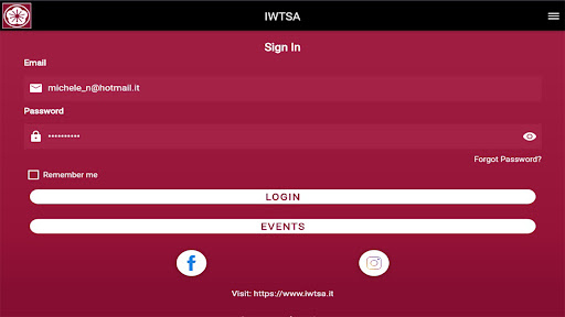IWTSA: The Official App Screen 3