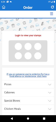 Android application Peppers Fast Food screenshort