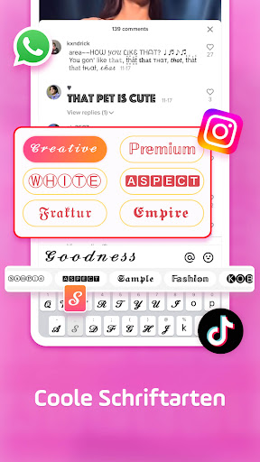 Facemoji-Tastatur Emoji&Design screenshot 4