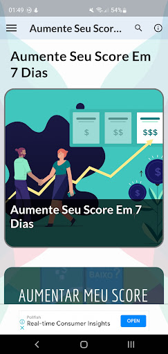 Android application Aumente Seu Score Em 7 Dias screenshort