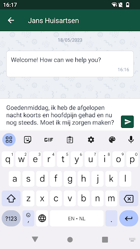 JansApp Screen 3