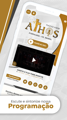 Android application ATHOS FM RADIO WEB screenshort