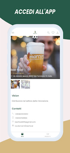 Android application Beer Food screenshort