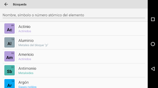 Screenshot 5 Tabla Periódica 2023 android