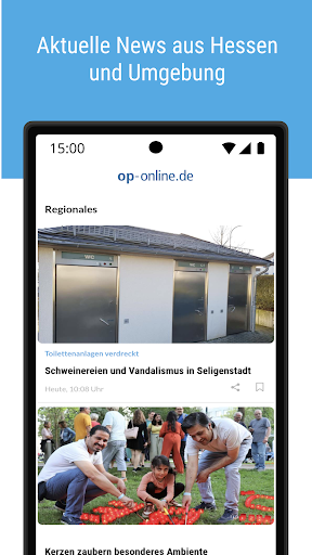 Android application op-online.de screenshort
