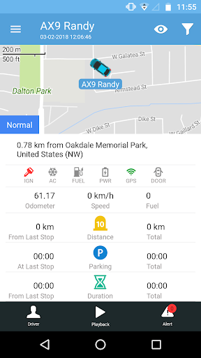 VisionTrack GPS Screen 2