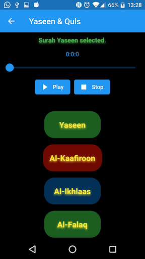 Surah Yaseen & Quls Recitation Screen 3