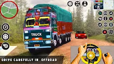 Indian Cargo Truck Lorry 3d - Screenshot 4