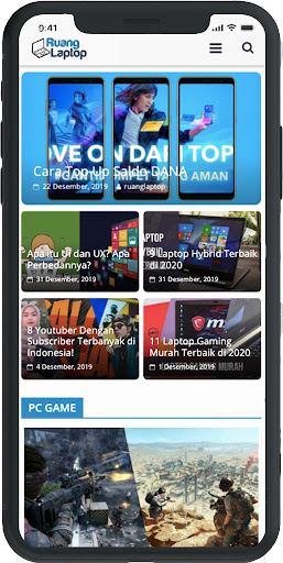 Android application RuangLaptop screenshort